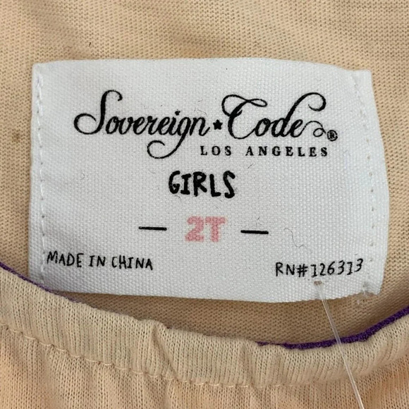 Sovereign Code Girl's Twyla Toucan-Print Ruffle Tank‎ Top Size 2T NWT - Picture 7 of 9